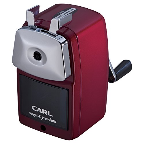 CARL pencil sharpener Angel 5 Royal Red A5RY-R NEW from Japan_1