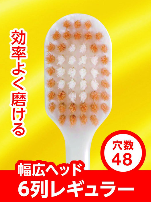 Ebisu Premium Care Toothbrush 6 rows regular Set of 3 pairs (color random) NEW_1