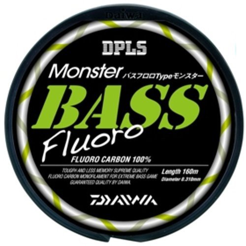 Daiwa BASS FLUORO Type MONSTER 10lb 160m 873215 Fishing Line Black Bass NEW_1