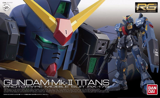 BANDAI RG 1/144 RX-178 GUNDAM Mk-II TITANS Model Kit Z Gundam NEW from Japan_1