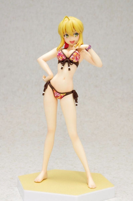 WAVE BEACH QUEENS Fate/Extra Saber 1/10 Scale PVC Figure NEW from Japan_4