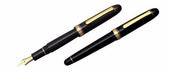 PLATINUM Fountain Pen #3776 CENTURY PNB-10000 #1 Black in Black Double broad NEW_1
