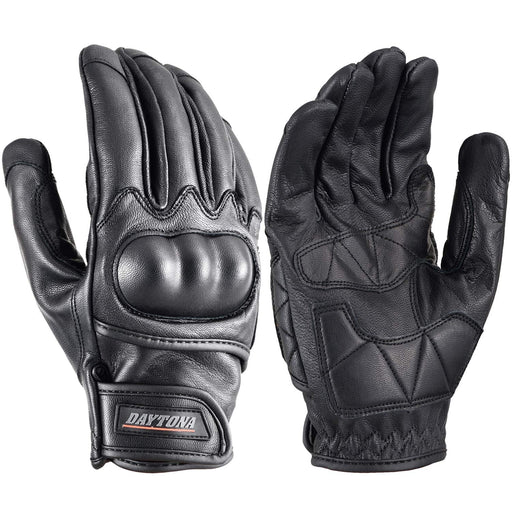 Daytona goatskin Motorcycle glove hard protection type Black L size 76367 NEW_1