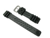 SEIKO watch band 17mm Polyurethane band DAL7BP Black moon-f:10000033 NEW_1