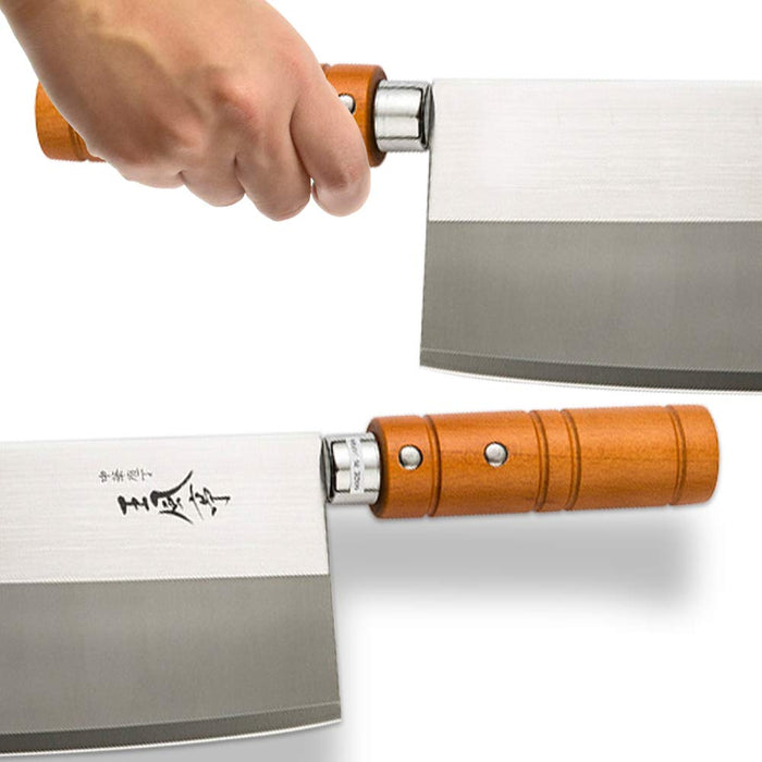 Fuji Cutlery Kitchen Knife for Chinese Chef OHFUTEI Cleaver Chopper FA-70 NEW_3