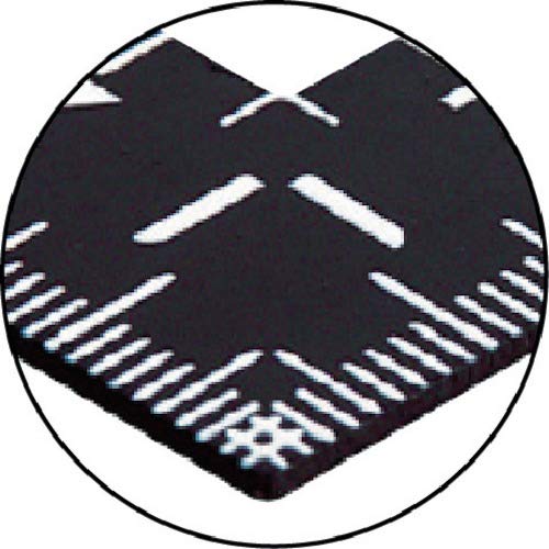 SHINWA Square Ruler 150X300mm White Scale on Black 12435 NEW from Japan_5