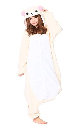 Sazac Rilakkuma Korilakkuma New Pile Costume RAX-002 One-Size (165-175cm) White_1