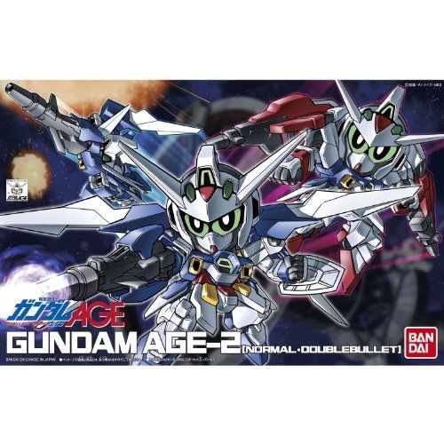 BANDAI SD Gundam BB Senshi GUNDAM AGE-2 Normal / Double Bullet Model Kit NEW_2