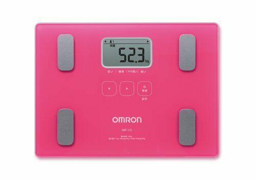 Omron body composition meter body scan HBF-212-PK pink NEW from Japan_1