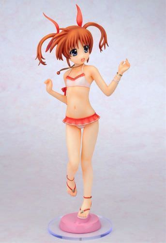 Magical Girl Lyrical Nanoha Nanoha Takamachi Swimsuit Ver 1/4 PVC figure Gift_2