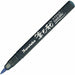 Kuretake Brush Pen Fudebiyori Metallic 6 Colors Set CBK-55ME/6V from Japan NEW_6