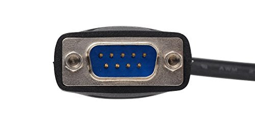 BUFFALO USB serial cable USB type A to D-sub 9 pin 1.0m black BSUSRC0610BS NEW_3