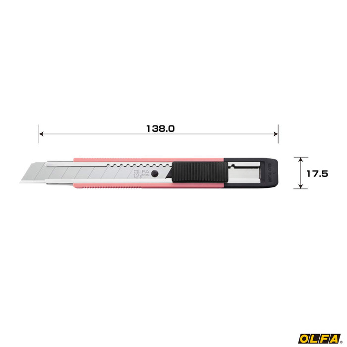OLFA Cutter Knife Universal M Thick Type Pink 203BSP Plastic Handle Metal Blade_2