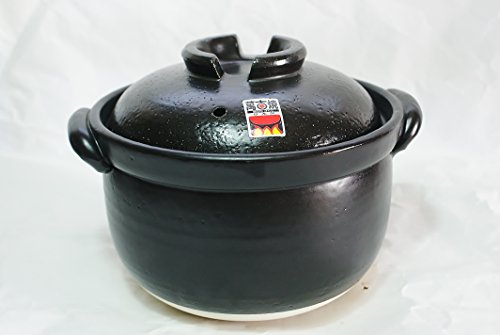 [Fluffy rice pot] 3 go (540 ml) cooked double lid Yokkaichi Banko ware NEW_1