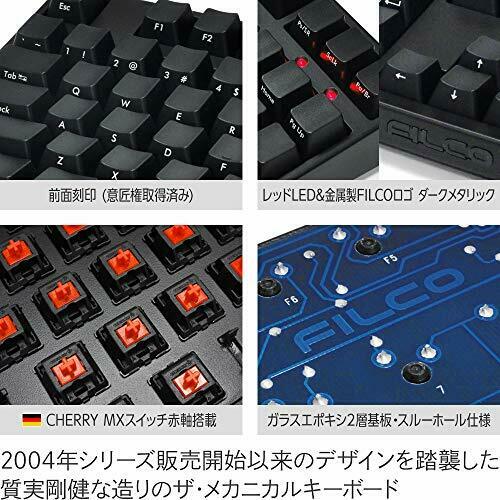 FILCO Majestouch NINJ FKBN87MRL/EFB2 Cherry MX Red Switch Tenkeyless US ASCII_2