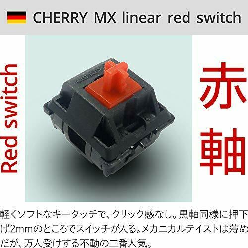 FILCO Majestouch NINJ FKBN87MRL/EFB2 Cherry MX Red Switch Tenkeyless US ASCII_3