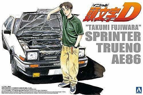 Aoshima 1/24 Takumi Fujiwara 86 Trueno Specification Volume 1 Model Kit NEW_1