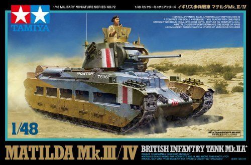 TAMIYA 1/48 British Infantry Tank Matilda Mk.III/IV Model Kit NEW from Japan_2