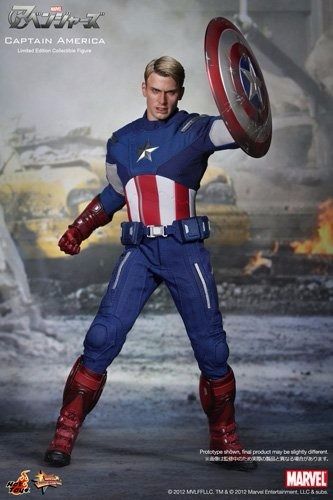 Movie Masterpiece Avengers CAPTAIN AMERICA 1/6 Action Figure Hot Toys from Japan_2