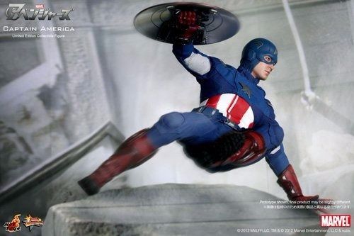 Movie Masterpiece Avengers CAPTAIN AMERICA 1/6 Action Figure Hot Toys from Japan_5
