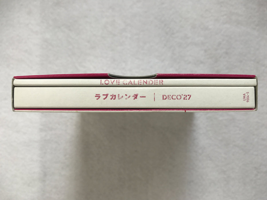 Love Calendar Limited Press Edition CD+DVD DECO 27 UMA-9004 J-Pop Vocaloid P NEW_6