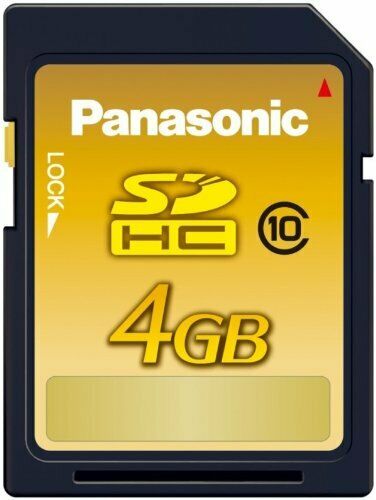 Panasonic Japan 4GB SDHC Memory Card CLASS10 RP-SDWA04GJK NEW_2