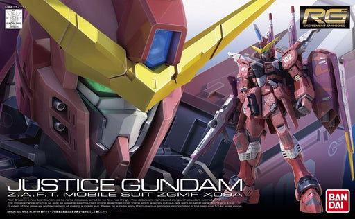 BANDAI RG 1/144 ZGMF-X09A JUSTICE GUNDAM Model Kit Gundam SEED NEW from Japan_1