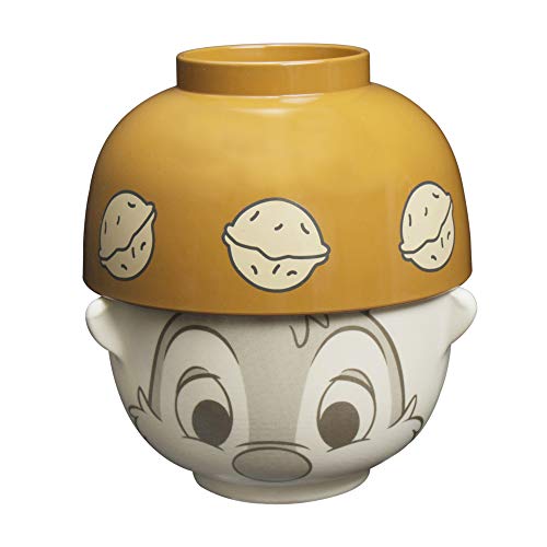 Disney Chip & Dale Soup Bowl & Rice Bowl Set Dale Mini SAN2065-3 NEW from Japan_1
