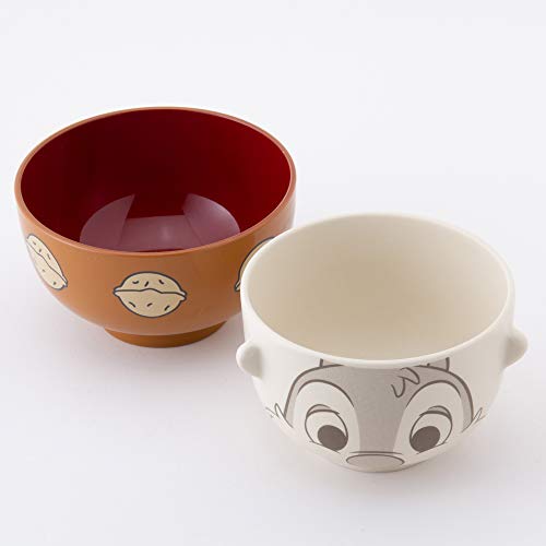 Disney Chip & Dale Soup Bowl & Rice Bowl Set Dale Mini SAN2065-3 NEW from Japan_4