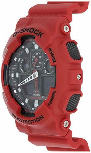 CASIO Watch G-SHOCK GA-100B-4A Men's Red in Box from JAPAN NEW_2