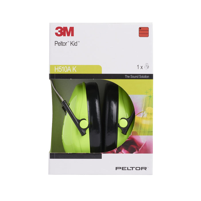 3M Peltor Kids Green Ear Defenders/Protectors Headband Type H510AK-442-GB NEW_6