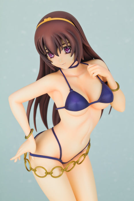 New Line Hyakka Ryoran Samurai Girls Sen Tokugawa Swim Wear Ver. 1/6 PVC Figure_5