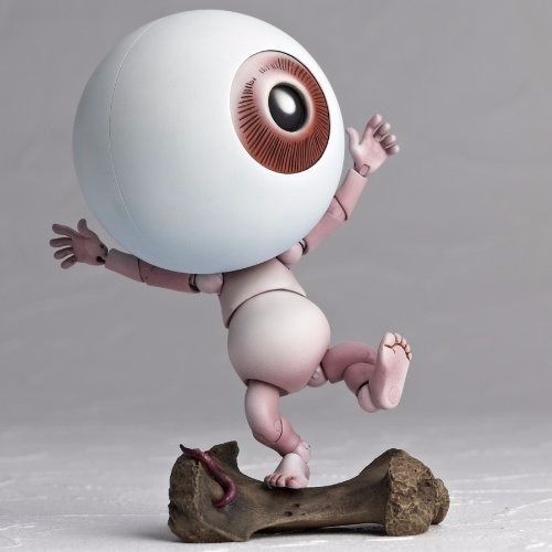 Revoltech TAKEYA No.007 GeGeGe no Kitaro MEDAMA OYAJI Figure KAIYODO NEW JAPAN_3