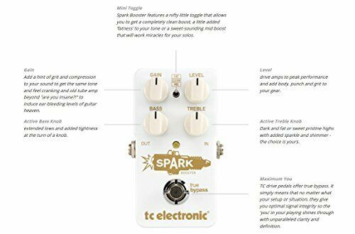 tc electronic Guiter Effect Analog Booster SPARK BOOSTER NEW Japan_3