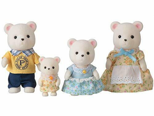 EPOCH Sylvanian Families FS-19 doll polar bear family NEW from Japan_1