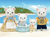 EPOCH Sylvanian Families FS-19 doll polar bear family NEW from Japan_3