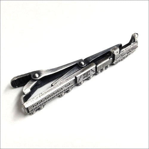 ISHOKUYA Vehicle series Unique Tie pin Tie clip Tie bar Locomotive Truck Brass_3