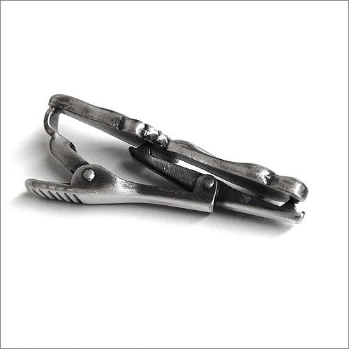 ISHOKUYA Unique Tie pin Tie clip Tie bar Foot Feet Sole Brass Metalic 11x40mm_5