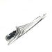 ISHOKUYA Unique Tie pin Tie clip Tie bar umbrella Brass Silver Metalic 10x50mm_1