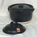 Rice cooking clay pot Double lid Yokkaichi Bankoyaki NEW from Japan_2