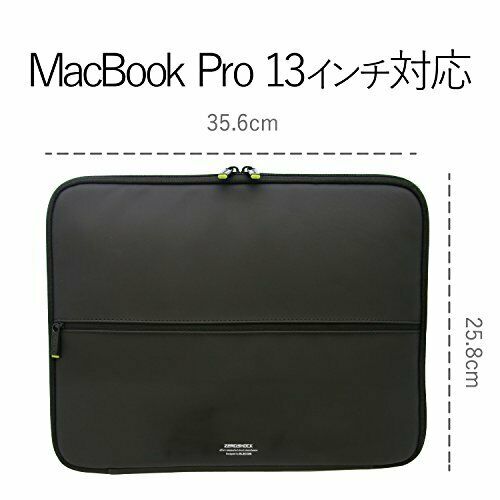 Elecom Zeroshock Ultrabook 13.3-Inch PC Case Bag Wide Black Zsb-Ibub02Bk NEW_3