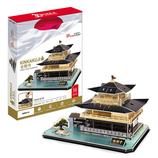 Kinkakuji Temple World Great Architecture 56Pieces 3DPuzzle Heart Art Collection_1