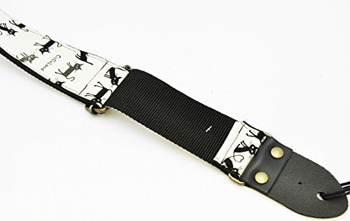 LIVE LINE Made in Japan CoCoLand Cat Guitar Strap LS2400CCB Electric, Acoustic_5
