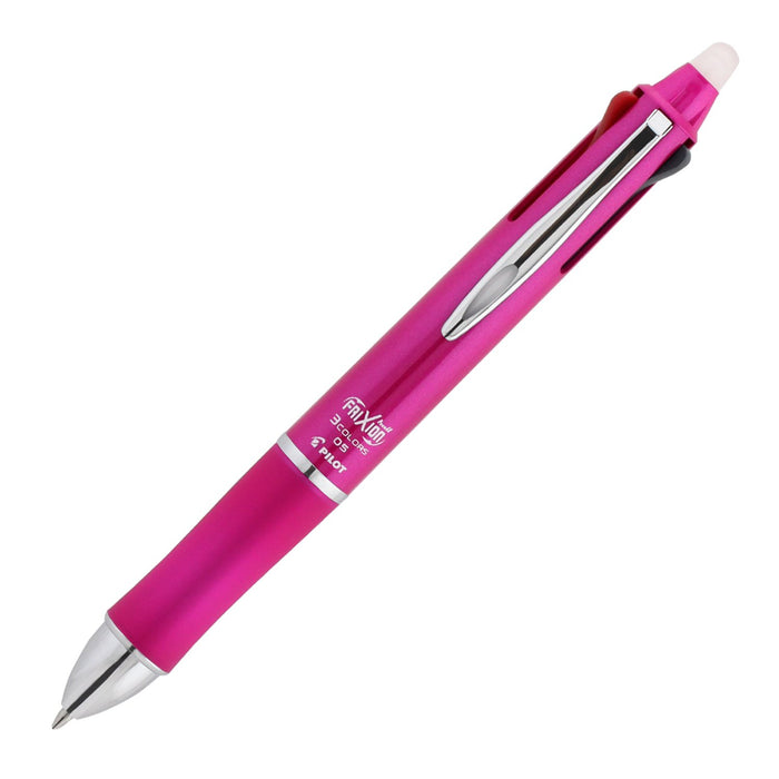 PILOT FRIXION BALL 3 Metal Gradation 0.5mm Erasable Ballpoint Pen Pink Body NEW_1