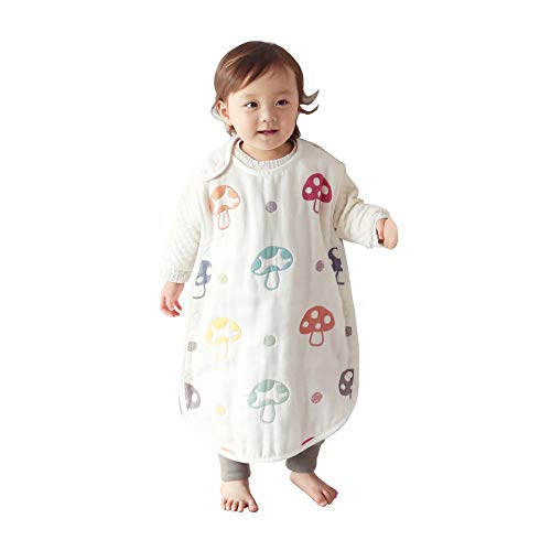 10mois Hoppetta champignon 6-layer gauze Sleeper Cotton 100percent 58cm 7225 NEW_1
