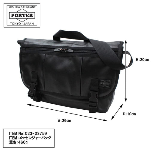 Yoshida Bag PORTER ALOOF MESSENGER BAG 023-03759 Black Made in Japan W26xH20cm_2