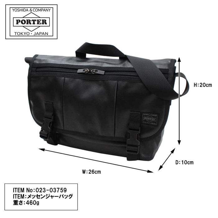 Yoshida Bag PORTER ALOOF MESSENGER BAG 023-03759 Black Made in Japan W26xH20cm_2