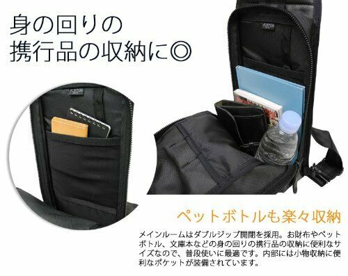 PORTER HEAT ONE SHOULDER BAG Yoshida bag 703-08000 Black NEW from Japan_2