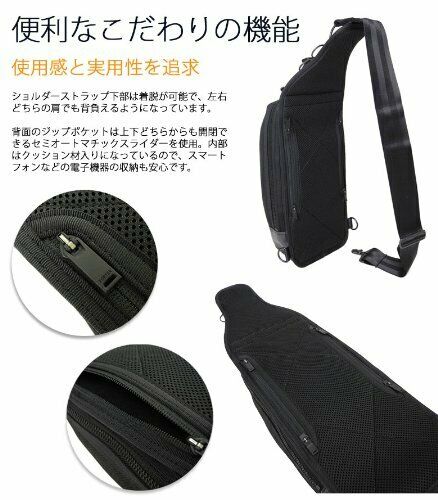 PORTER HEAT ONE SHOULDER BAG Yoshida bag 703-08000 Black NEW from Japan_7