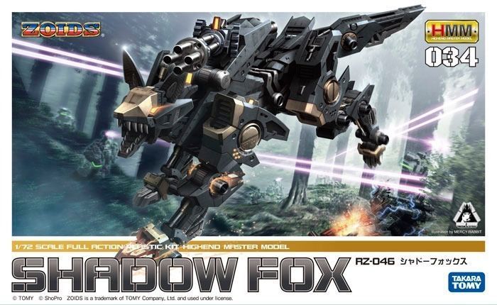 KOTOBUKIYA ZOIDS HMM 034 RZ-046 SHADOW FOX 1/72 Plastic Model Kit NEW Japan_1